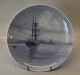 B&G 7710-357-20 
Plate: Ship 
outside 
Copenhagen 
Habour 20 cm 
Signed CMO
 Decorative 
Plate Bing ...
