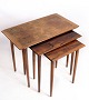A set of insert tables in rosewood Danish design from the 1960s.Measurements in cm: ...