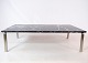 Coffee table, designed by Mann by Norr11 with aluminum frame and Danish design marble ...