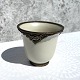 Lyngby, Vase / Cup with metal drill, 9 cm in diameter, 7.5 cm high * Nice condition *