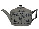 Royal 
Copenhagen Blue 
Fluted Plain, 
very early 
antique tea pot 
in dark grey 
porcelain.
The ...
