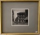 Palle NielsenEngraving framed with passepartout in gold frame. Dimensions: 40.5 x 46 cm. (21 x ...