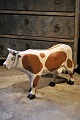 Decorative, Swedish 1800 century cow in carved wood with old paint and a really nice patina. ...