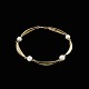 Hermann Siersbøl. Handmade 14k Gold Bracelet with Pearls.Stamped with HS, 585.L. 16,5 cm. / ...