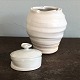Christian Bruun.Vase and bonbonniere i white ceramic.Vase 18cm high,16cm wide. price 1600 ...