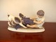 Large Dahl Jensen Figurine: Dog is Pulling pants of Boy SOLD