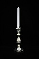 Swedish 1800 century candlestick in poor man's silver (Mercury Glass) with with nice old ...