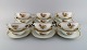 Twelve Royal 
Copenhagen 
Golden Basket 
bouillon cups 
with saucers.
Model number 
595/9571. Dated 
...