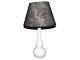 Bing & Grondahl 
tall Blanc de 
chine table 
lamp with black 
lamp shade.
Factory first.
This ...