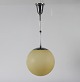 Art Deco PendantArt Deco pendant light from 1930's. The matte light yellow shade is ...
