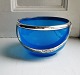 Blue sugar bowl 
with handle in 
silver plate. 
Both the glass 
bowl and the 
handle are in 
good ...