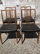 4 Danish-made mahogany chairs. Good quality, One with a small hole in the cover otherwise nice ...