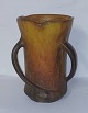 DANISH 
SKØNVIRKESTIL: 
Large ceramic 
vase from Peter 
Ipsen, 
Copenhagen 
approx. 1910. 
Orange, ...