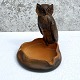 P. Ipsen's 
widow, Owl 
ashtray, 18cm 
high, 19cm deep 
no.142 * With 
small scratches 
and a ...