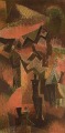 Unknown European artist. Watercolor on paper. Abstract composition. Mid-20th century. Visible ...