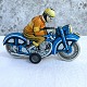 Toy tin 
Motorcycle from 
the 1960s. 
Branded Ballon 
Cordatic 
325x19. 16cm 
wide, 10cm high 
*Nice ...