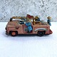 toy tin fire 
engine. When 
you drive the 
car, the flag 
swings up and 
down and a bell 
rings. 19cm ...