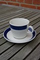 Koka blue China 
porcelain 
coffeeware by 
Rorstrand, 
Sweden.
Setting = 
coffee cup and 
saucer in a ...
