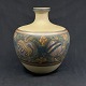Height 29 cm.It is signed L. Hjorth Bornholm 50.Beautifully decorated vase from L. ...