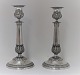 Josef Abraham 
Lachmann, 
Copenhagen. 
Late empire 
silver 
candlesticks 
(830). A pair. 
Height 29.5 ...