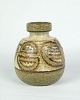 Brown ceramic vase by Bornholm's ceramics Søholm from around the 1960s.H:15 Dia:11.5