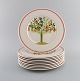Villeroy & 
Boch. 10 Bon 
Appetit 
porcelain 
dinner plates 
decorated with 
fruit trees. 
Late 20th ...