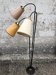 Three-arm floor lamp. Traces of use on screens otherwise very good condition. Height approx. 150 cm