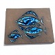 Knabstrup, Relief, Fish, 30cm wide, 24cm high *Nice condition with small marks*