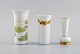 Three Rosenthal porcelain vases. Mid 20th century.Largest measures: 10 x 5.5 cm.In excellent ...