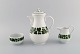 Meissen Green 
Ivy Vine. 
Coffee pot, 
sugar bowl and 
creamer in 
hand-painted 
porcelain. Lid 
...