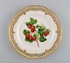 Royal 
Copenhagen 
Flora Danica 
fruit plate in 
openwork 
porcelain with 
hand-painted 
berries and ...