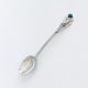 Evald Nielsen 
art nouveau 
silver spoon 
with green 
stone. Stamped 
with signature, 
Copenhagen ...