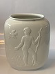 Royal 
Copenhagen 
Blanc de Chine 
vase with naked 
young girl and 
boy Dek no 4117
Measures ...
