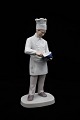 Bing & Grondahl 
porcelain 
figure of a 
baker / 
confectioner.
Height: 31cm. 
Decoration 
number: ...