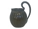 Just Andersen diskometal, small pitcher with tall handle. Design number 2185.Height 11.7 ...