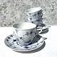 Royal 
Copenhagen, 
Blue Fluted, 
Plain, Coffee 
cup set # 1/ 
2162, 6cm high, 
7.5cm in 
diameter, 1st 
...