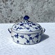 Royal 
Copenhagen, 
Blue Fluted, 
Plain, Old 
butter jar, 7cm 
high, 8.5cm in 
diameter, 
Stamped with 
...