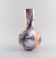 Arabia, Finland. Art deco vase in glazed faience. Beautiful marbled glaze. 1920s/30s.Measures: ...