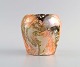 Arabia, Finland. Art deco vase in glazed faience. Beautiful marbled glaze. 1920/30s.Measures: ...