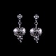 Georg Jensen. Sterling Silver Earrings of the Year - Heritage 1996.Inspired by original ...