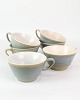 Coffee cups 
with saucers in 
stoneware by 
Nødebo in blue 
colors from 
around the 
1970s.
H:6 ...