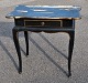 Danish black-painted baroque shaped table, 20th century. With capriole legs and drawer. Part of ...