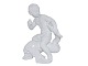 Bing & Grondahl 
Blanc de Chine 
figurine, boy 
with dolphin.
Designed by 
artist Kai ...