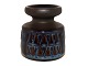 Soeholm art 
pottery, dark 
blue miniature 
vase.
Designed by 
Einar Johansen.
Decoration ...