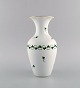Herend vase in hand-painted porcelain. Mid 20th century.Measures: 26 x 13 cm.In excellent ...