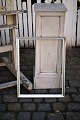 Antique French 19th century wooden frame with original old silver coating and a very fine ...