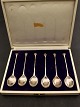 Crown silver 
teaspoons 10 
cm. 6 pieces. 
sterling silver 
item no. 509279
