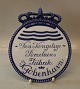 Royal 
Copenhagen 
Dealer 
sign/plate in 
DANISH: Den 
Kongelige 
Porcelainsfabrik 
- Kjøbenhavn". 
The ...