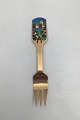 A. Michelsen 
Gilded Sterling 
Silver 
Christmas 
Pastry Fork 
1988
Measures 13cm 
/ 5.12 inch