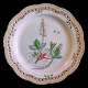 Royal 
Copenhagen, 
Flora Danica 
porcelain; 
Plate #3529 
with pierced 
border. 
Decoration: ...